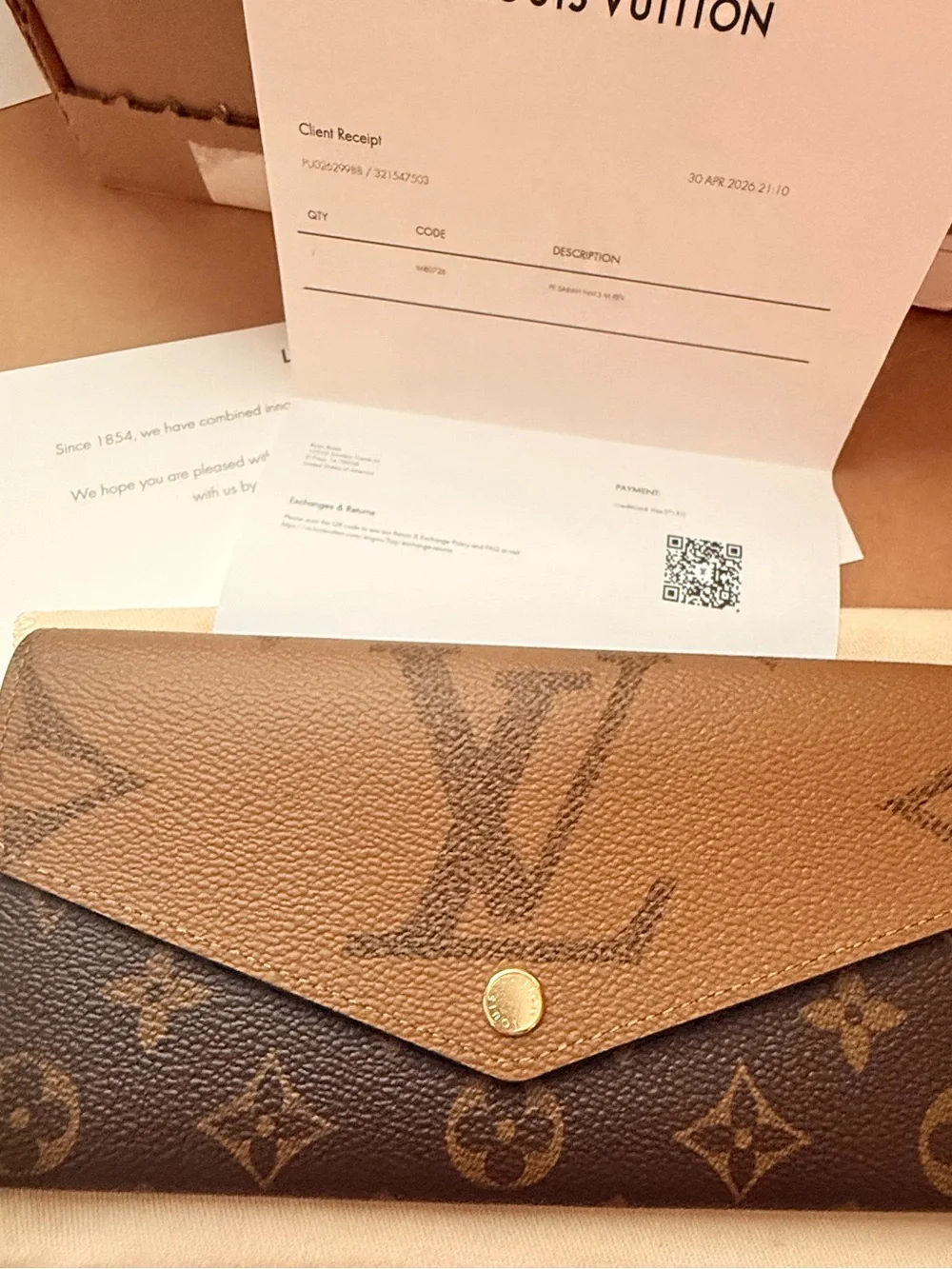 Louis Vuitton authentic brand
